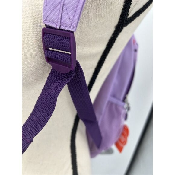 Wonder Nation Purple With Stars and Rainbows Backpack Adjustable Straps NWT - Picture 4 of 7